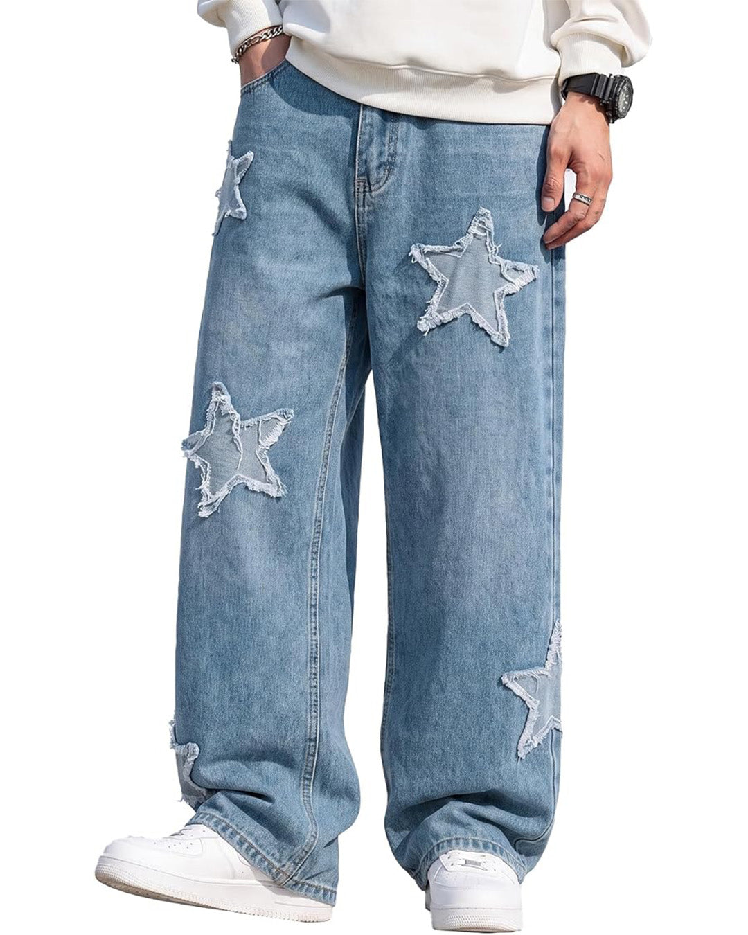 Pantalón Holgado Azul Start