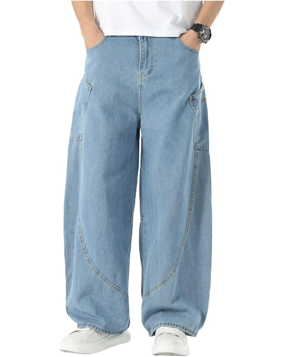 Pantalón Y2K Celeste