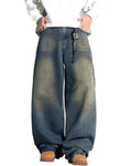 Pantalón Hip Hop Azul Neblina