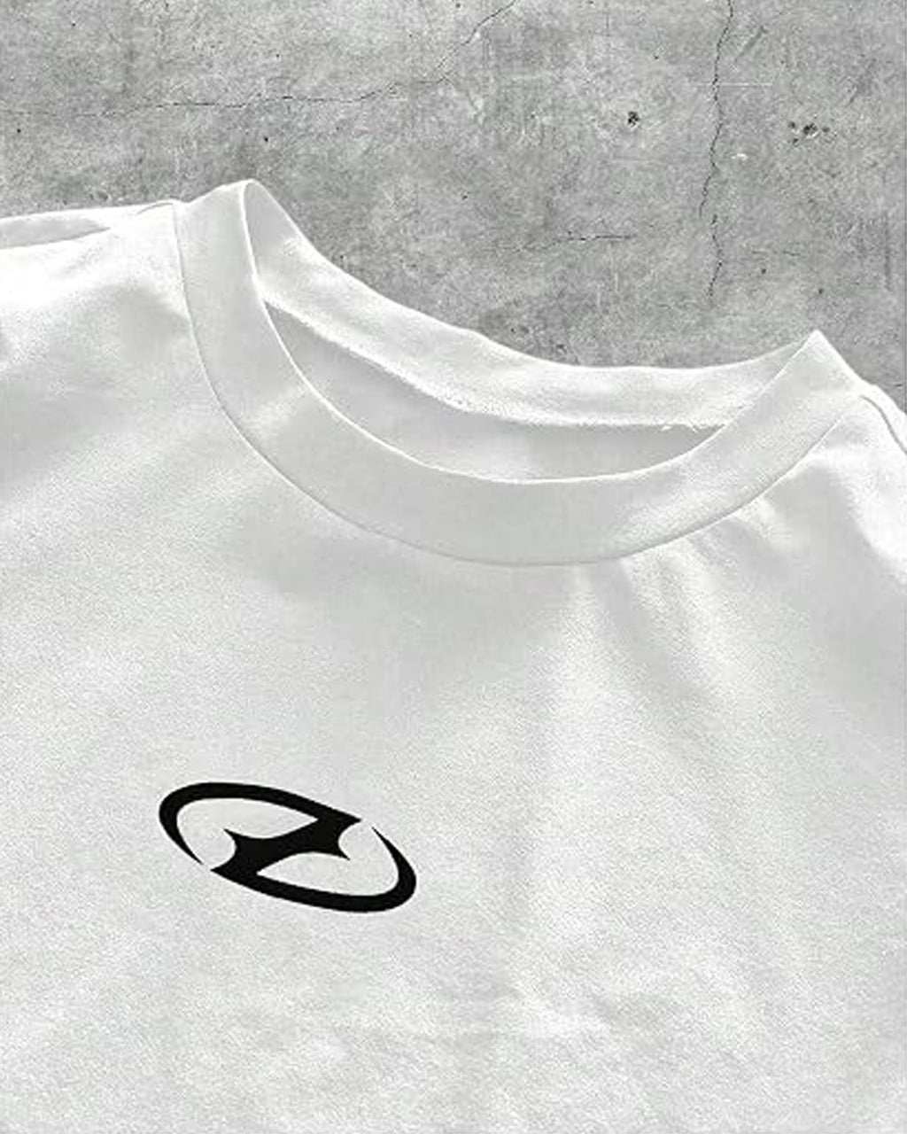 Camiseta Holgada Blanco y Negro