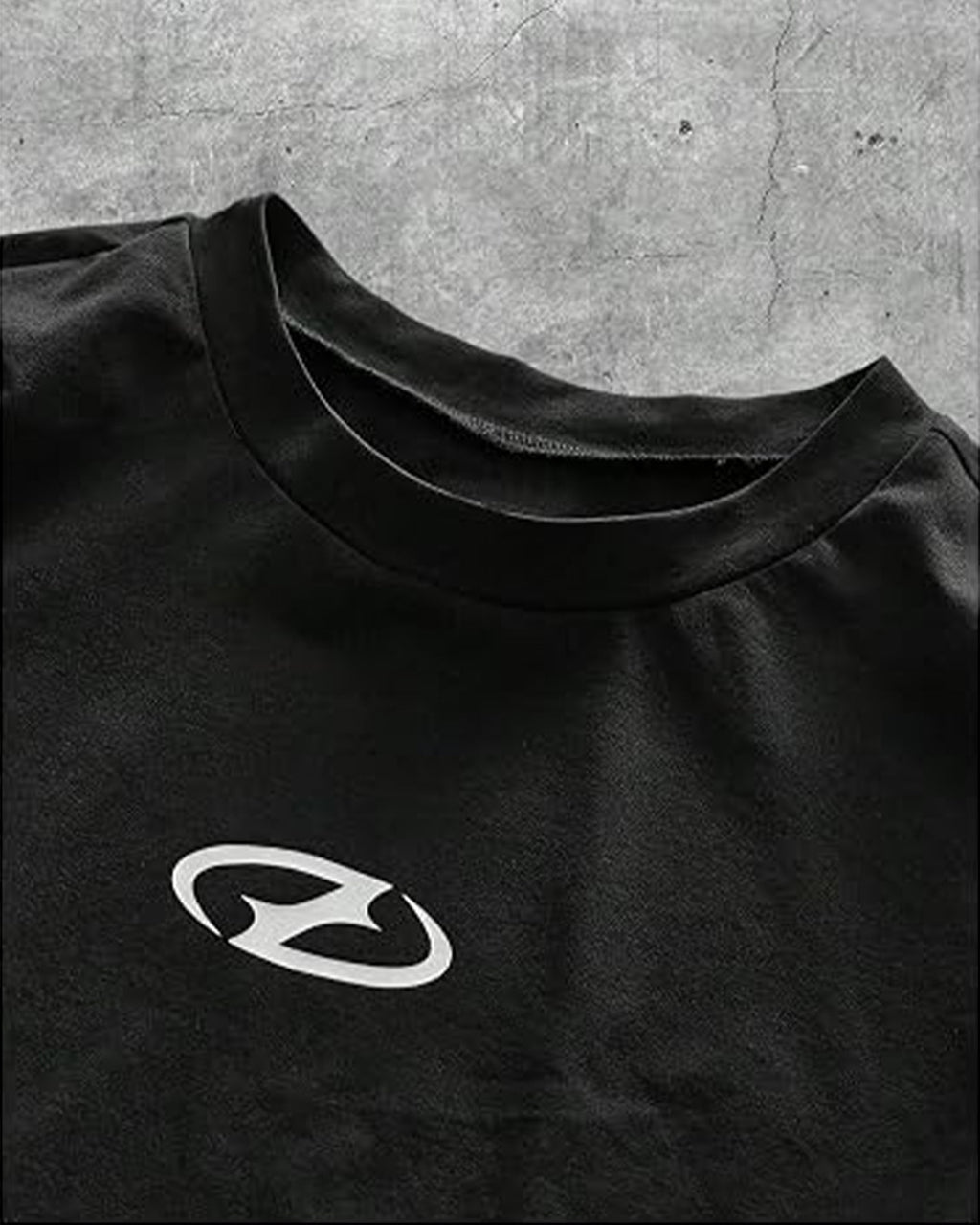 Camiseta Holgada Negro y Blanco