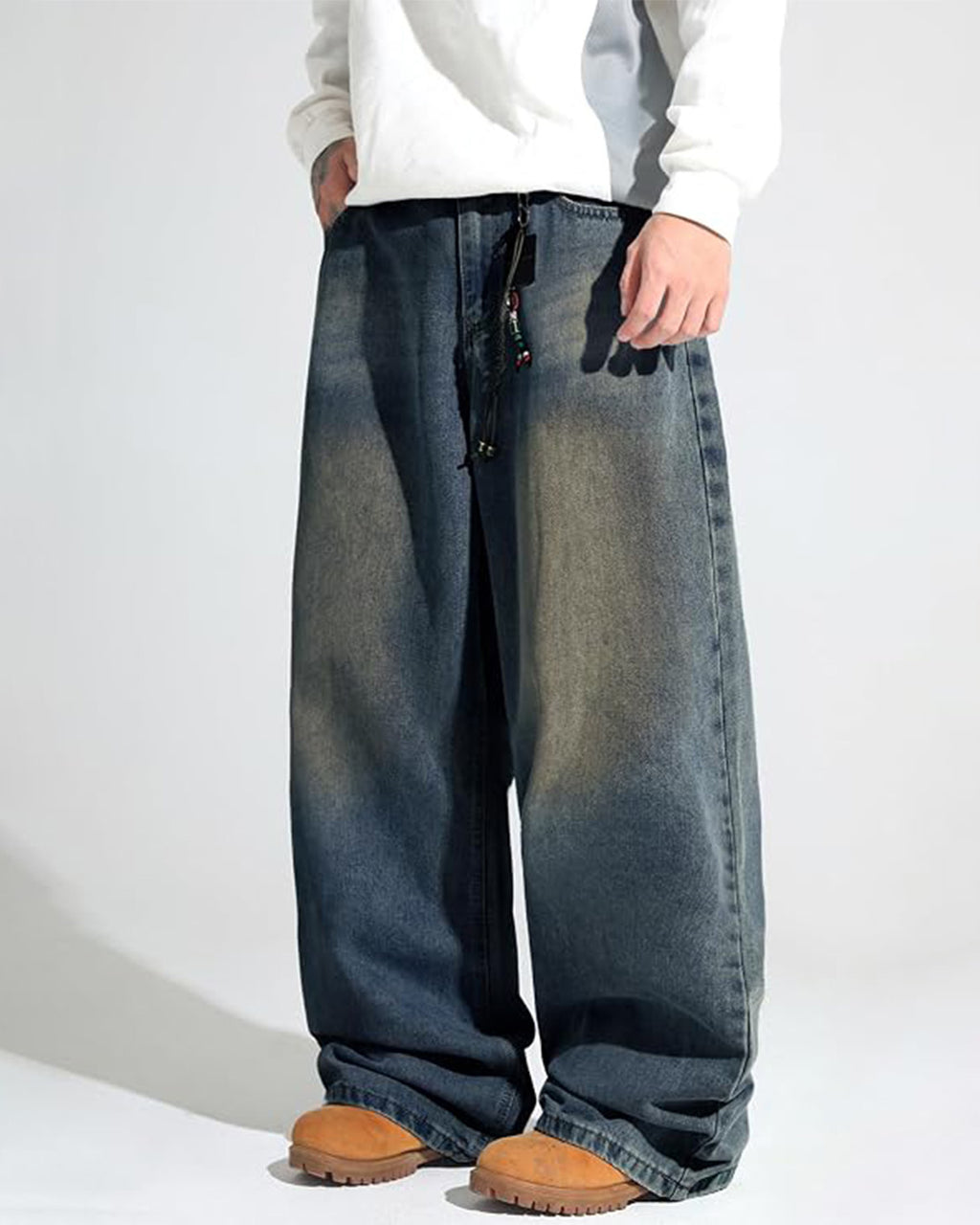 Pantalón Hip Hop Azul Neblina