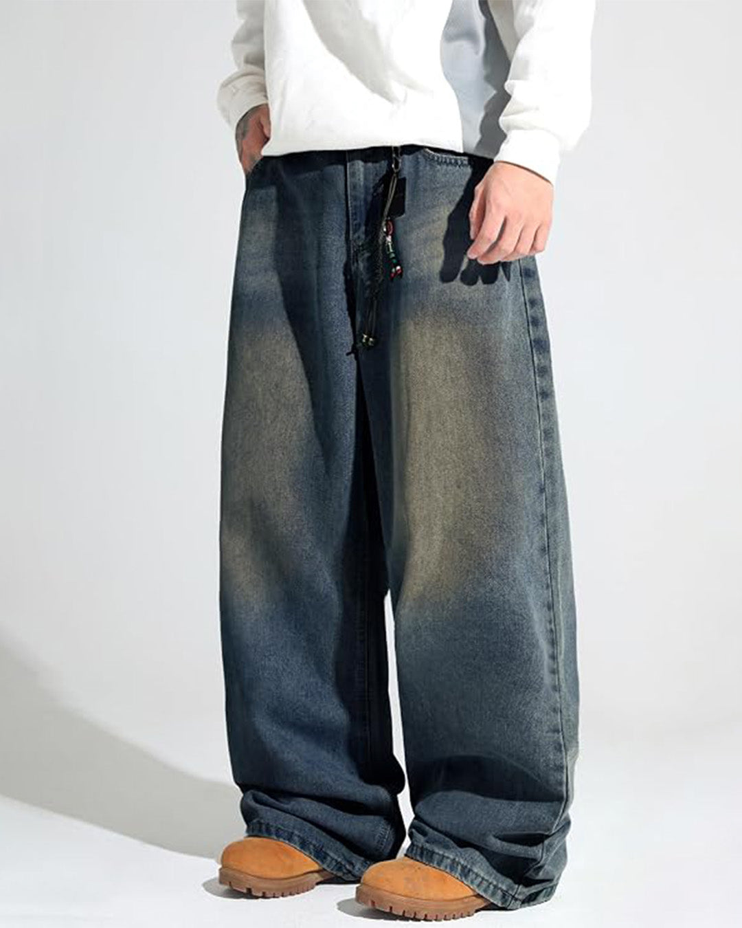 Pantalón Hip Hop Azul Neblina