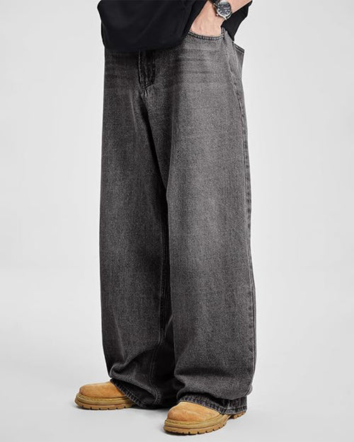 Pantalones de mezclilla holgados
