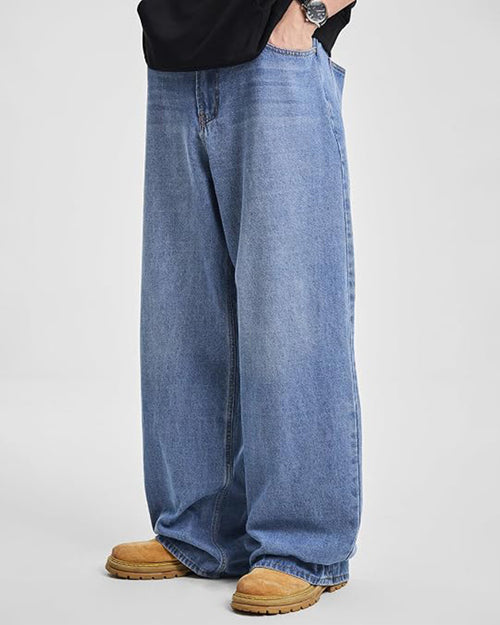 Pantalones de mezclilla holgados