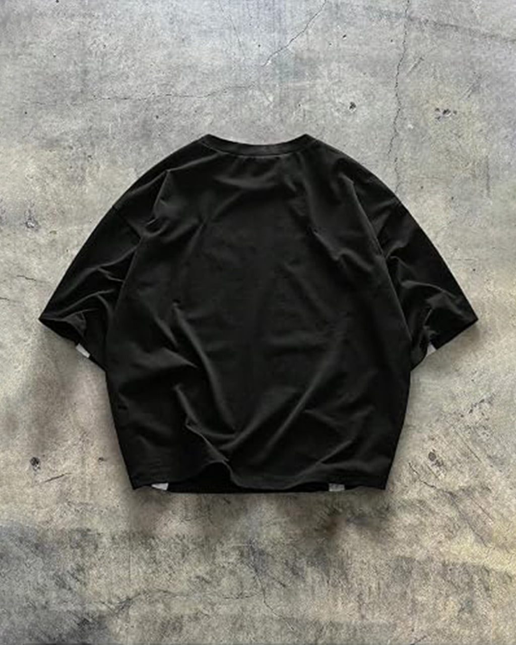 Camiseta Holgada Negro y Blanco