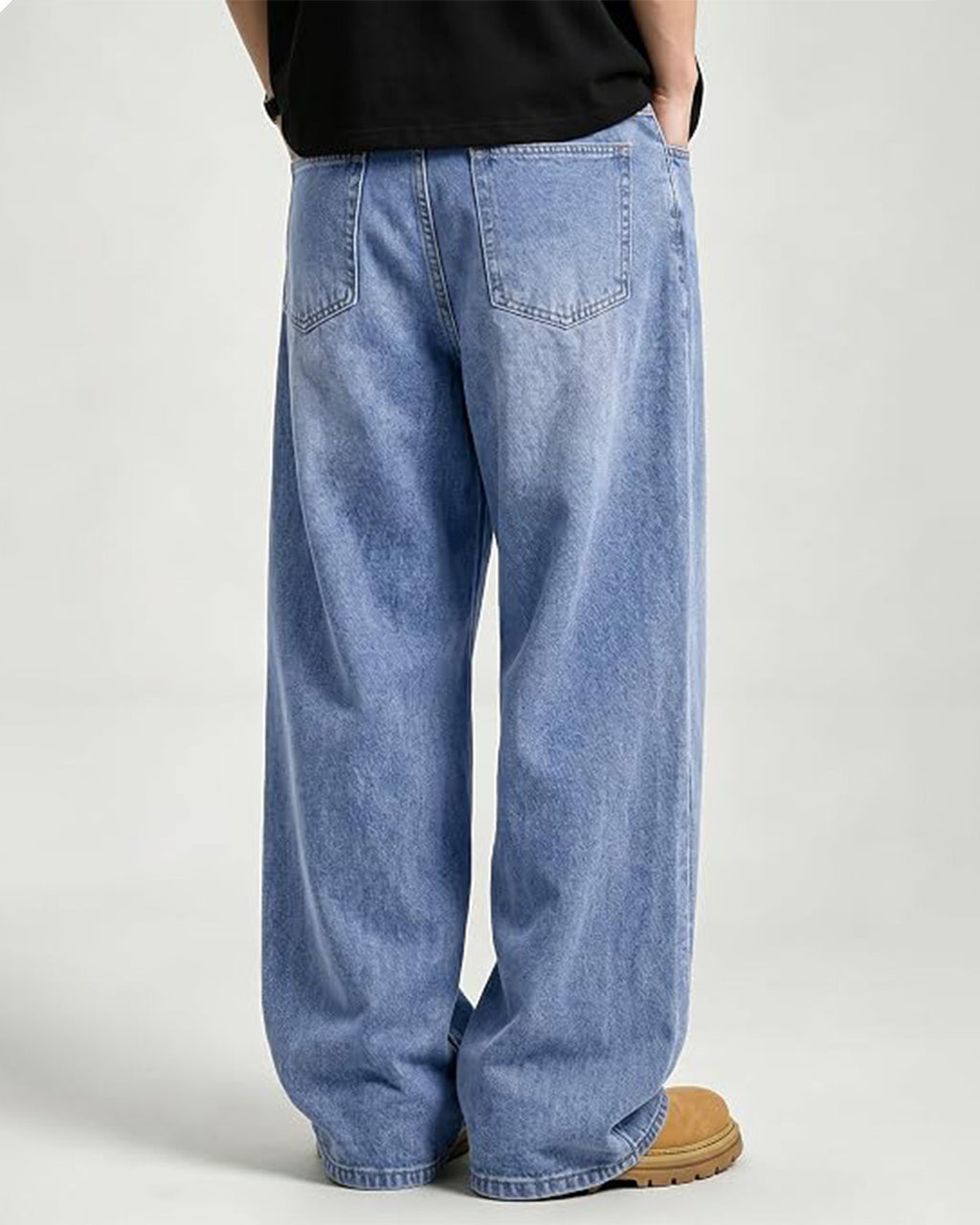 Pantalones de mezclilla holgados
