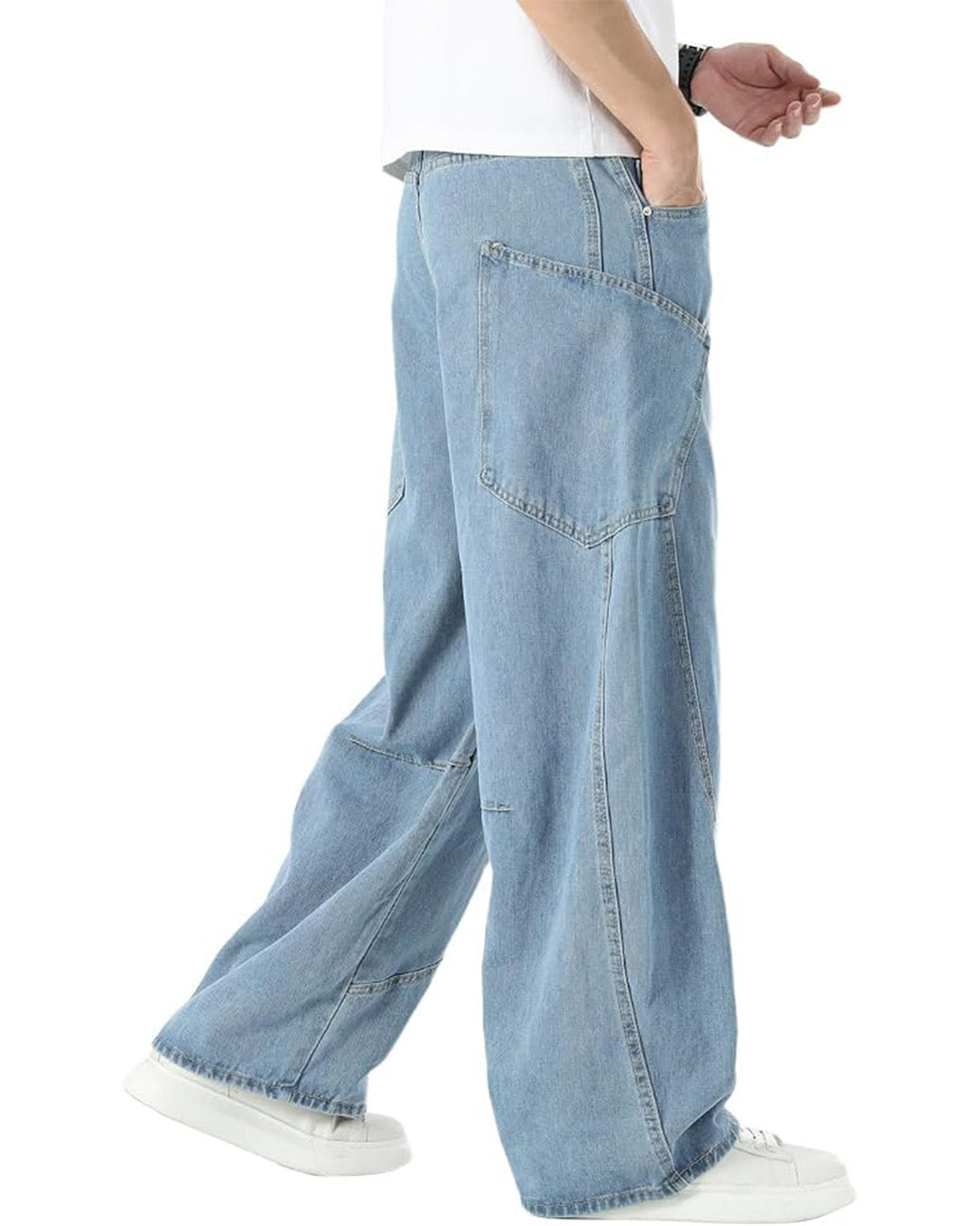 Pantalón Y2K Celeste