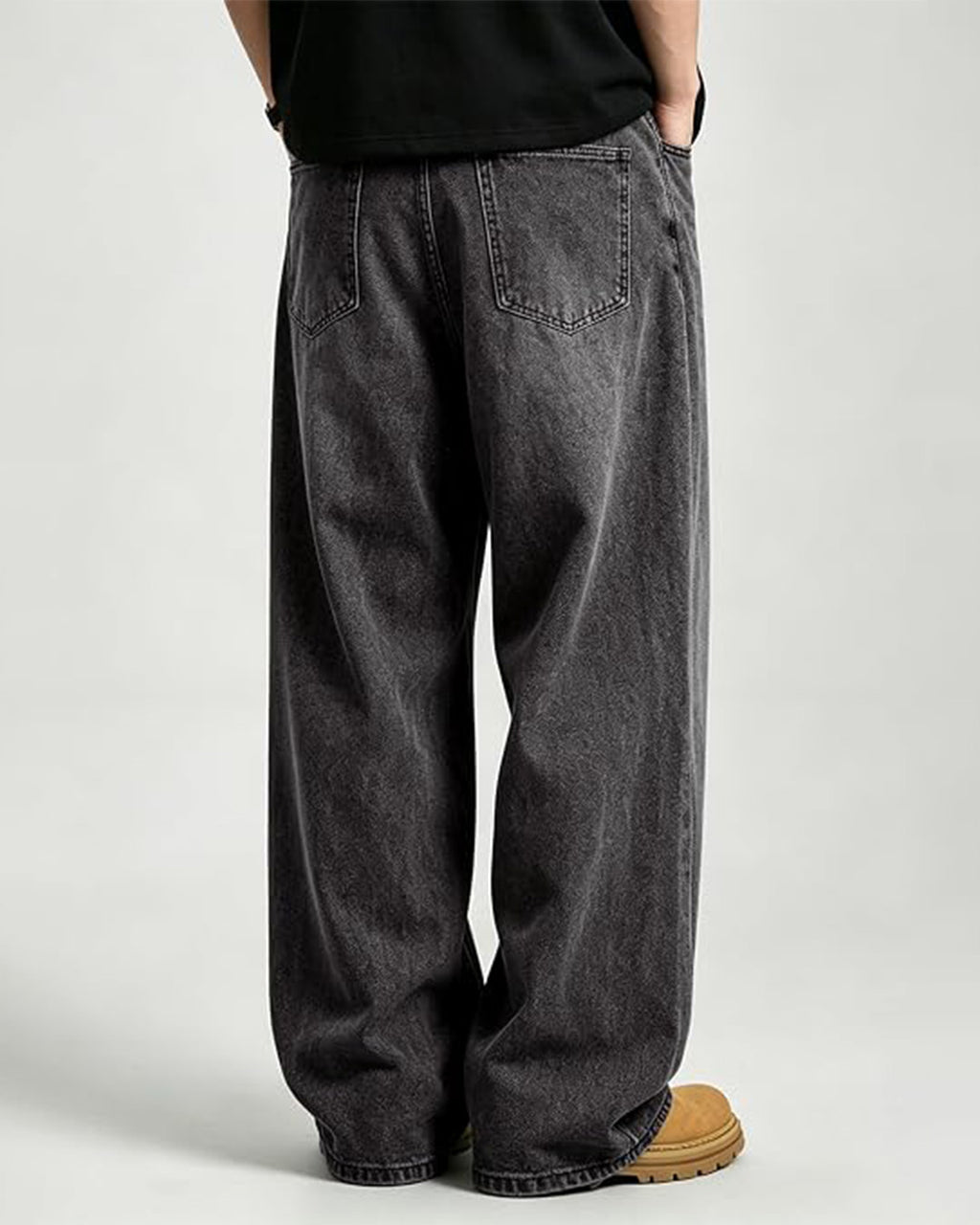 Pantalones de mezclilla holgados