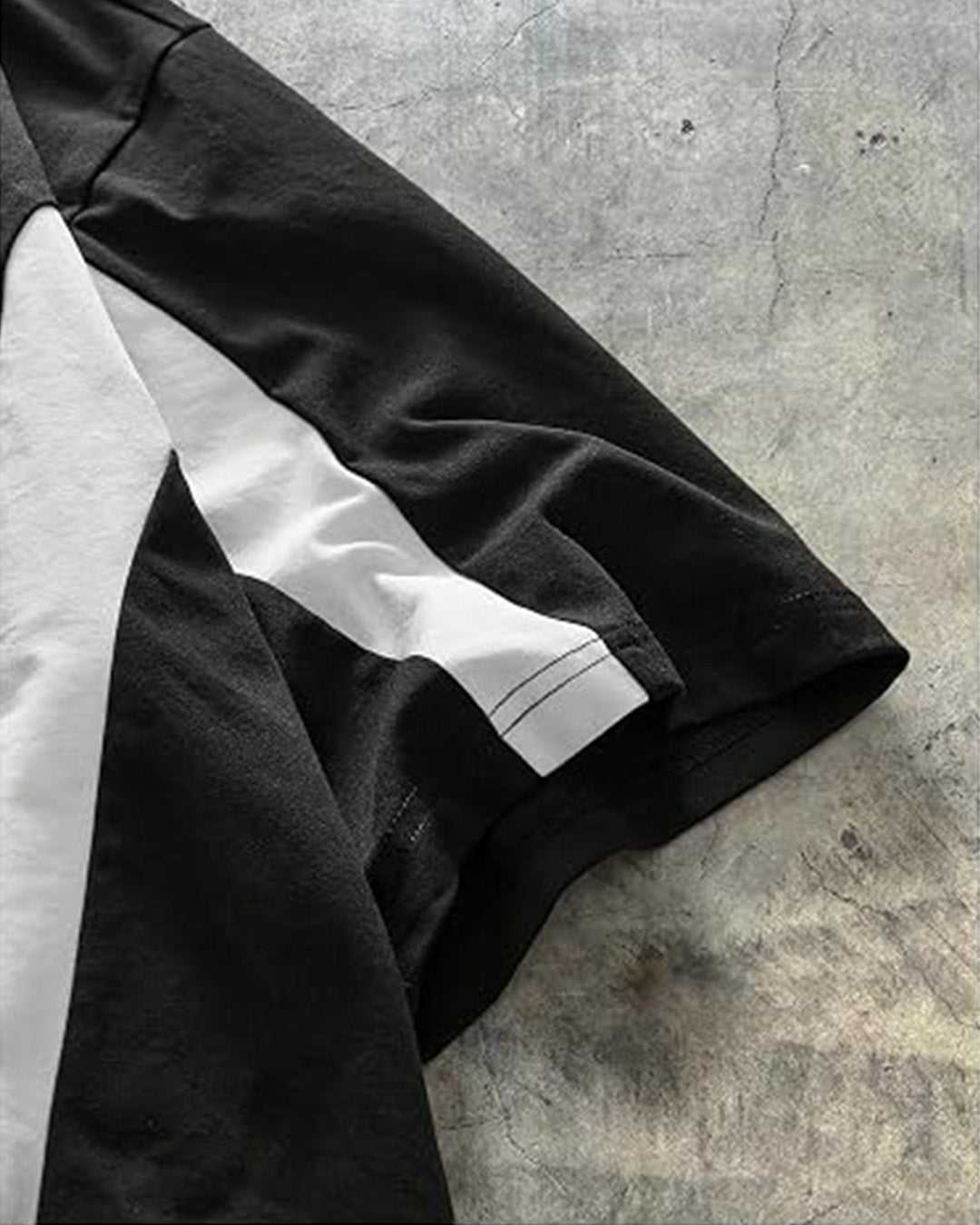 Camiseta Holgada Negro y Blanco